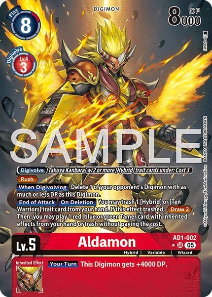 Image for Aldamon (Alternate Art) - Digimon Card Game