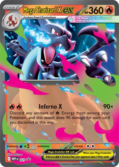 Image for Mega Charizard X ex - 029 - Pokemon