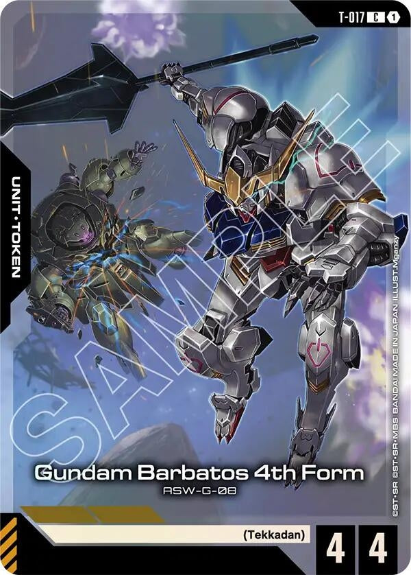 Image for Gundam Barbatos 4th Form (T-017) (Premium Card Collection Gundam Assemble) - Gundam Card Game