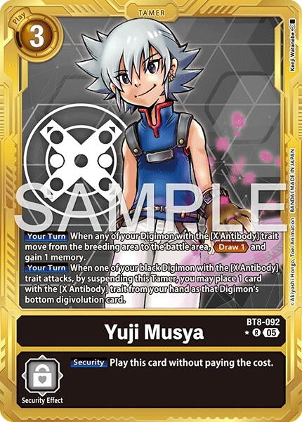 Image for Yuji Musya (Gold Border) - Digimon Card Game