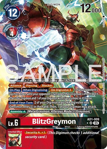 Image for BlitzGreymon (Alternate Art) - Digimon Card Game