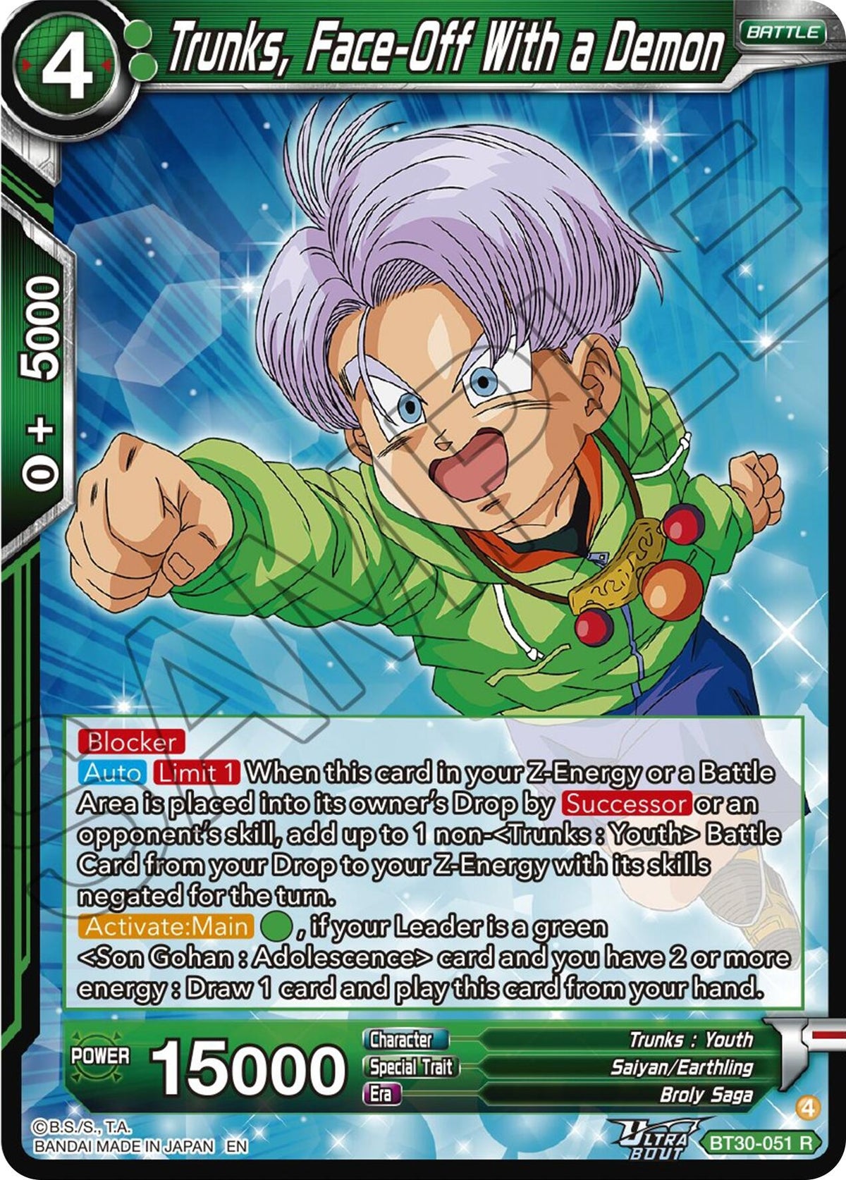 Image for Trunks, Face-Off With a Demon - Dragon Ball Super: Masters