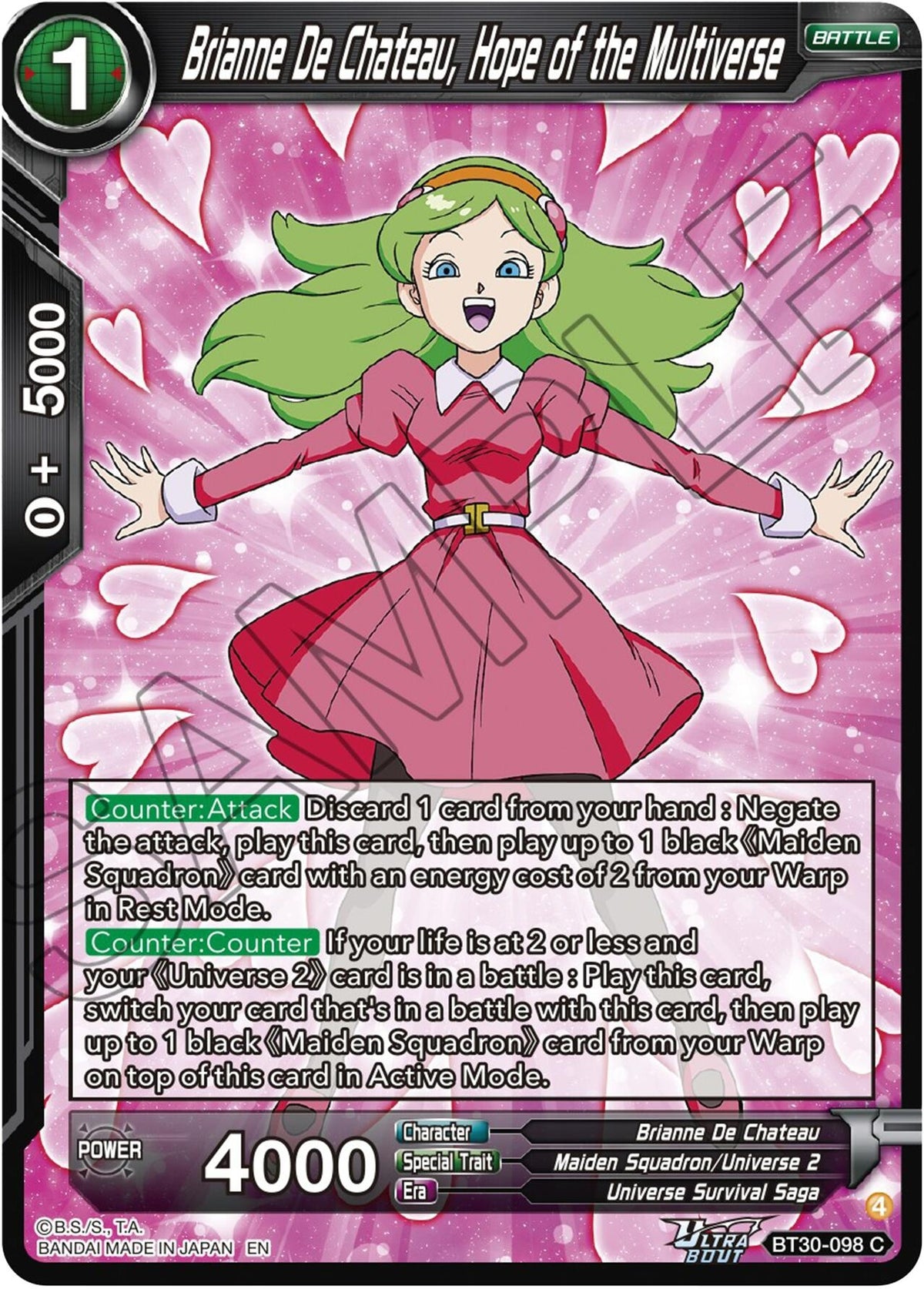 Image for Brianne De Chateau, Hope of the Multiverse - Dragon Ball Super: Masters