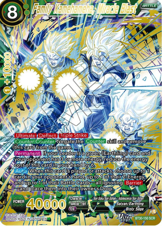 Image for Family Kamehameha, Miracle Blast (SCR) - Dragon Ball Super: Masters
