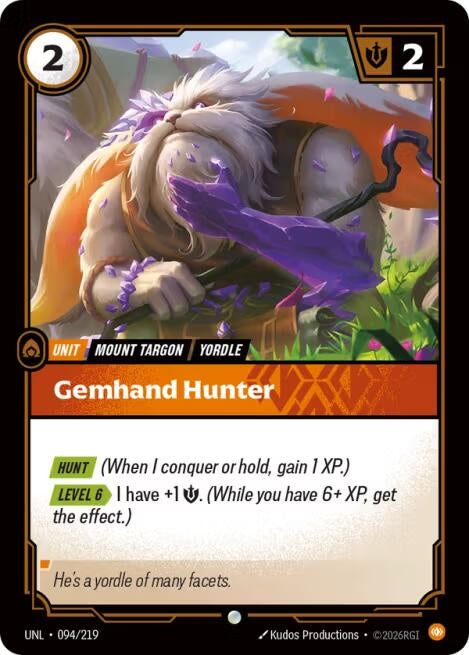 Image for Gemhand Hunter - Riftbound: League of Legends Trading Card Game
