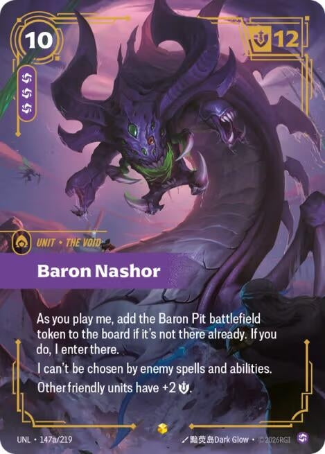 Image for Baron Nashor (Alternate Art) - Riftbound: League of Legends Trading Card Game