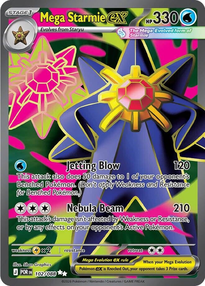Image for Mega Starmie ex - Pokemon