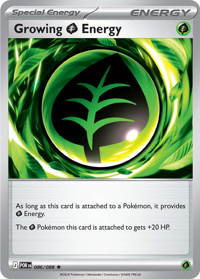 Image for Growing Grass Energy - Pokemon
