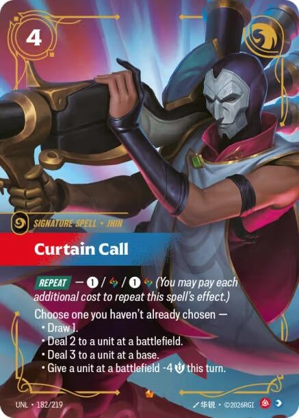 Image for Curtain Call - Riftbound: League of Legends Trading Card Game