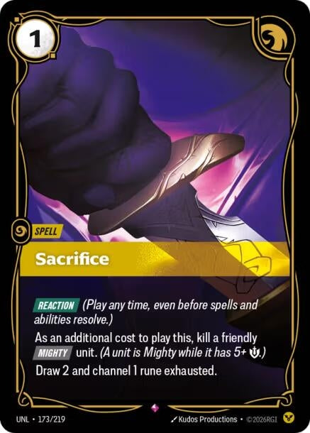 Image for Sacrifice - Riftbound: League of Legends Trading Card Game