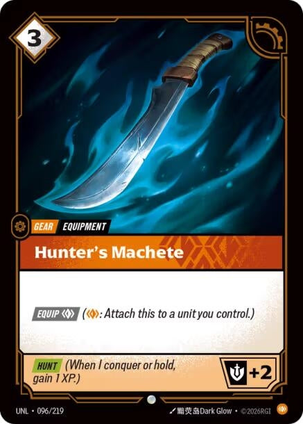 Image for Hunter's Machete - Riftbound: League of Legends Trading Card Game