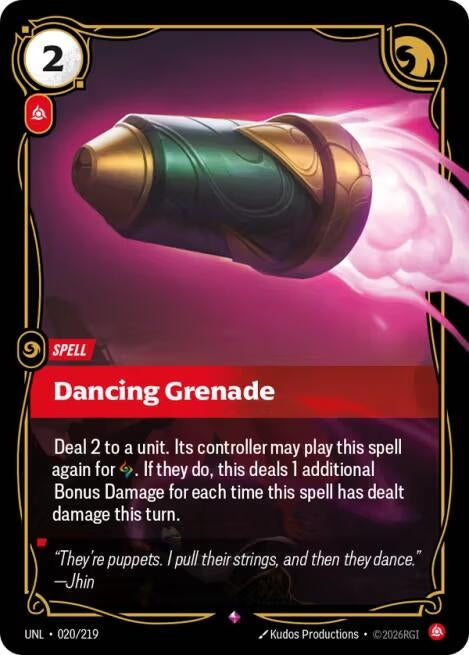 Image for Dancing Grenade - Riftbound: League of Legends Trading Card Game