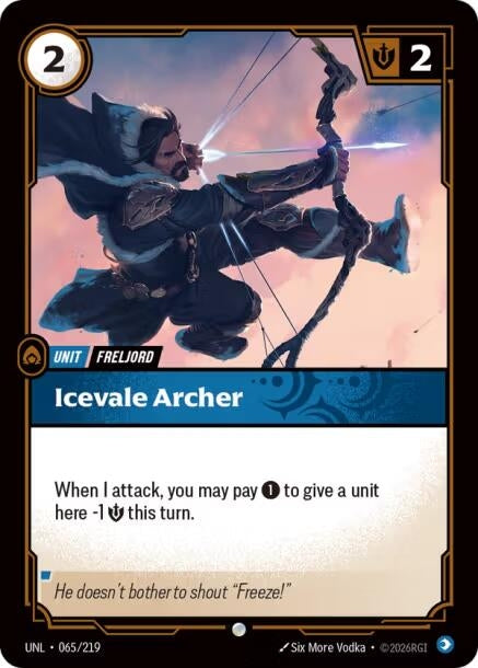 Image for Icevale Archer - Riftbound: League of Legends Trading Card Game