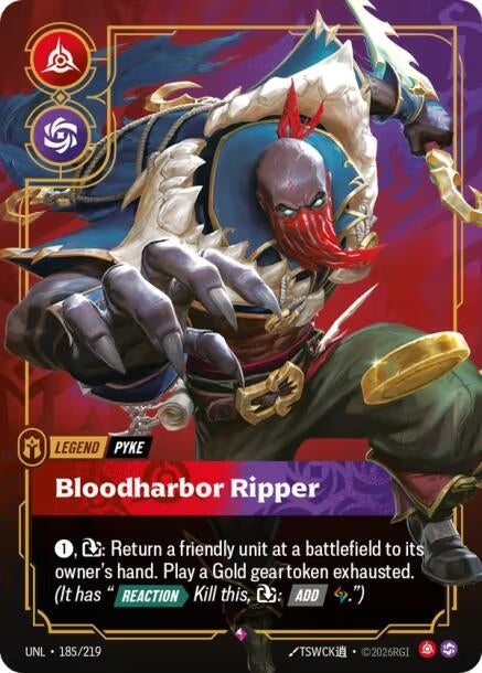 Image for Pyke, Bloodharbor Ripper - Riftbound: League of Legends Trading Card Game