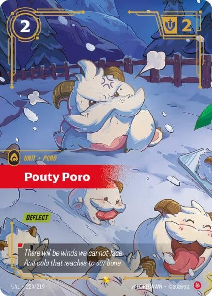 Image for Pouty Poro (Overnumbered) - Riftbound: League of Legends Trading Card Game