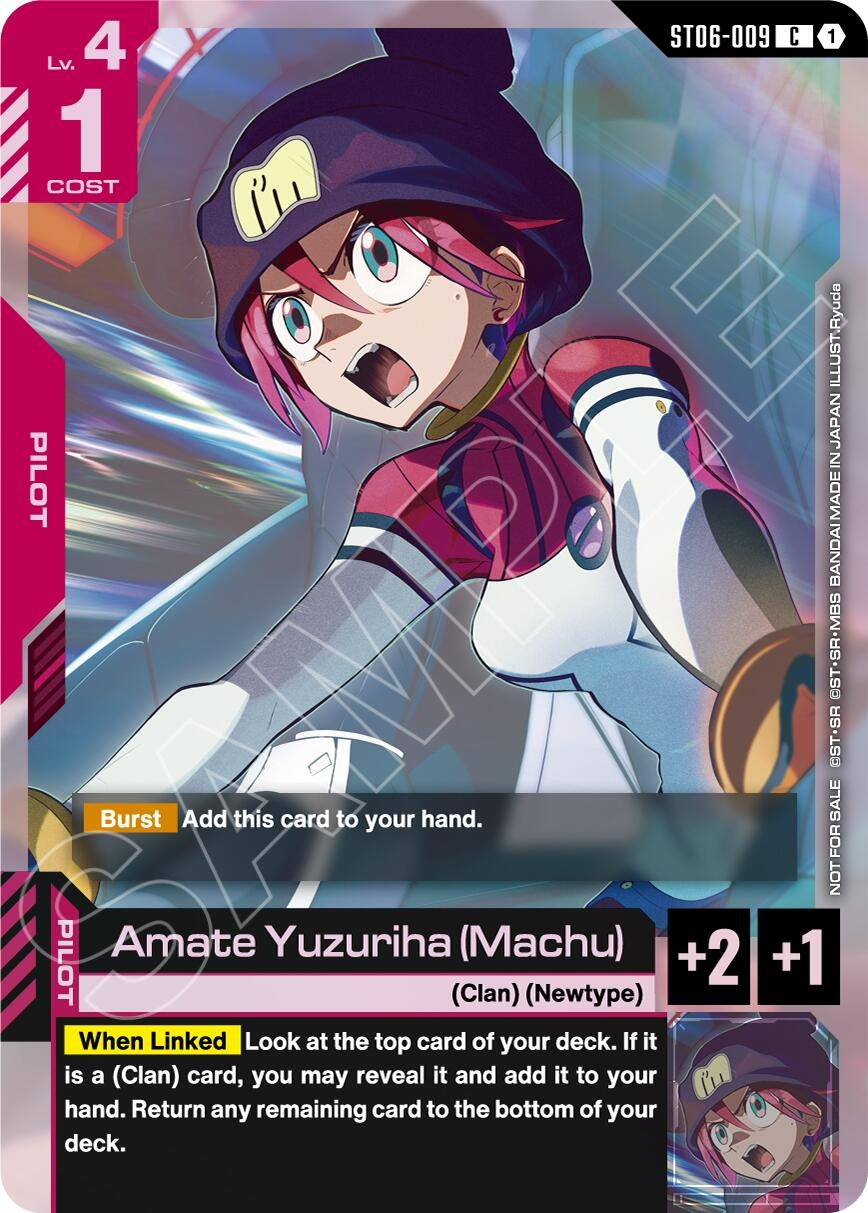 Image for Amate Yuzuriha (Machu) (World Championship Regionals 26-27 Season 1) - Gundam Card Game