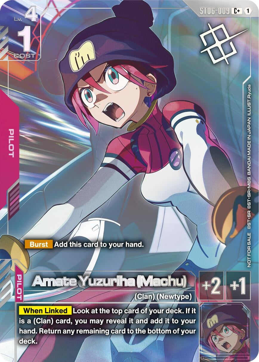 Image for Amate Yuzuriha (Machu) (World Championship Regionals 26-27 Season 1) (Finalist) - Gundam Card Game