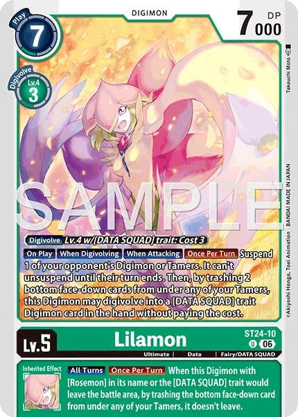 Image for Lilamon - Digimon Card Game
