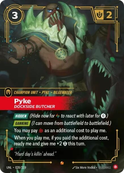 Image for Pyke, Dockside Butcher - Riftbound: League of Legends Trading Card Game