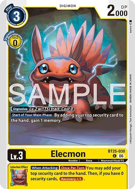 Image for Elecmon - Digimon Card Game