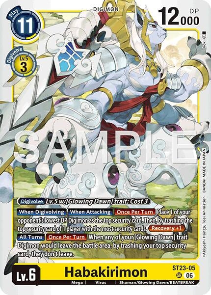 Image for Habakirimon - Digimon Card Game