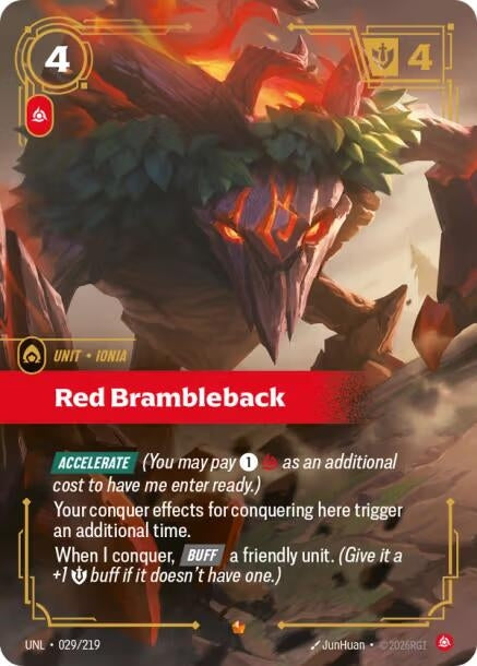 Image for Red Brambleback - Riftbound: League of Legends Trading Card Game