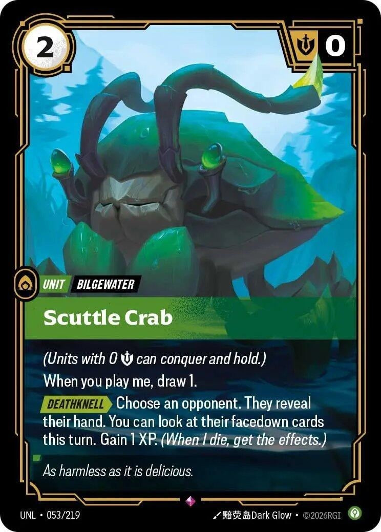 Image for Scuttle Crab - Riftbound: League of Legends Trading Card Game