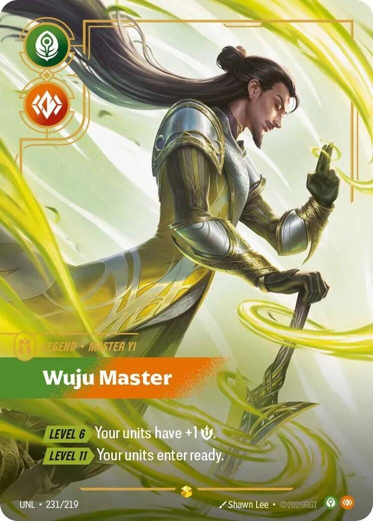 Image for Master Yi, Wuju Master (Overnumbered) - Riftbound: League of Legends Trading Card Game