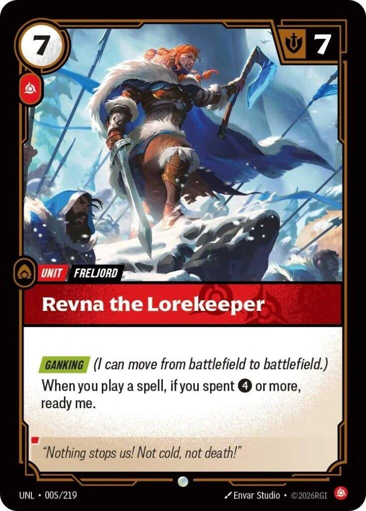 Image for Revna the Lorekeeper - Riftbound: League of Legends Trading Card Game