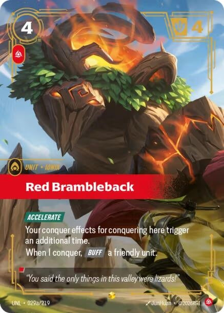 Image for Red Brambleback (Alternate Art) - Riftbound: League of Legends Trading Card Game