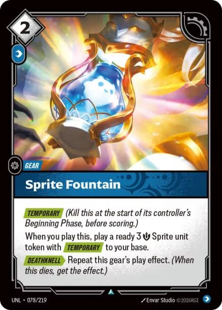 Image for Sprite Fountain - Riftbound: League of Legends Trading Card Game