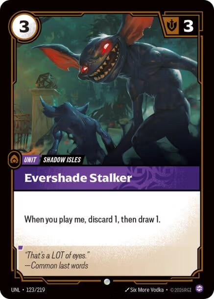 Image for Evershade Stalker - Riftbound: League of Legends Trading Card Game