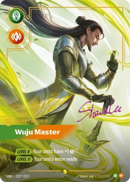 Image for Master Yi, Wuju Master (Signature) - Riftbound: League of Legends Trading Card Game