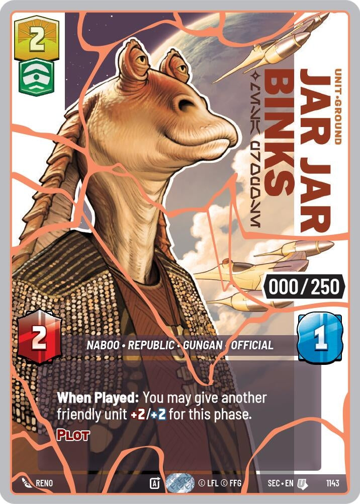 Image for Jar Jar Binks - Mesa Propose (Serialized) (Rose Gold) - Star Wars: Unlimited