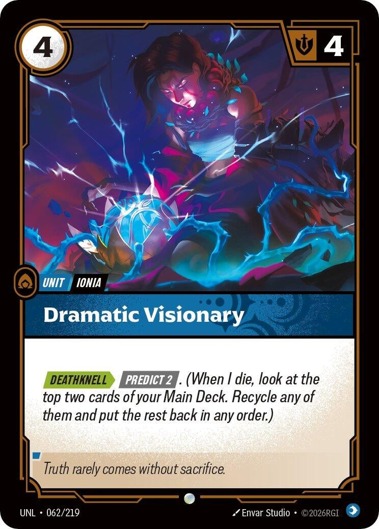 Image for Dramatic Visionary - Riftbound: League of Legends Trading Card Game