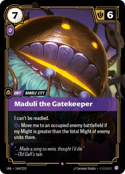 Image for Maduli the Gatekeeper - Riftbound: League of Legends Trading Card Game