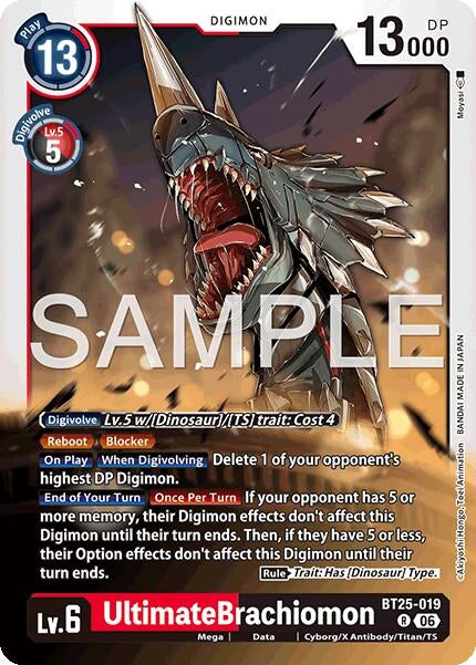 Image for UltimateBrachiomon - Digimon Card Game