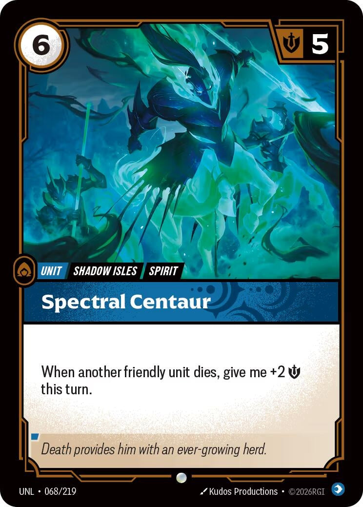 Image for Spectral Centaur - Riftbound: League of Legends Trading Card Game