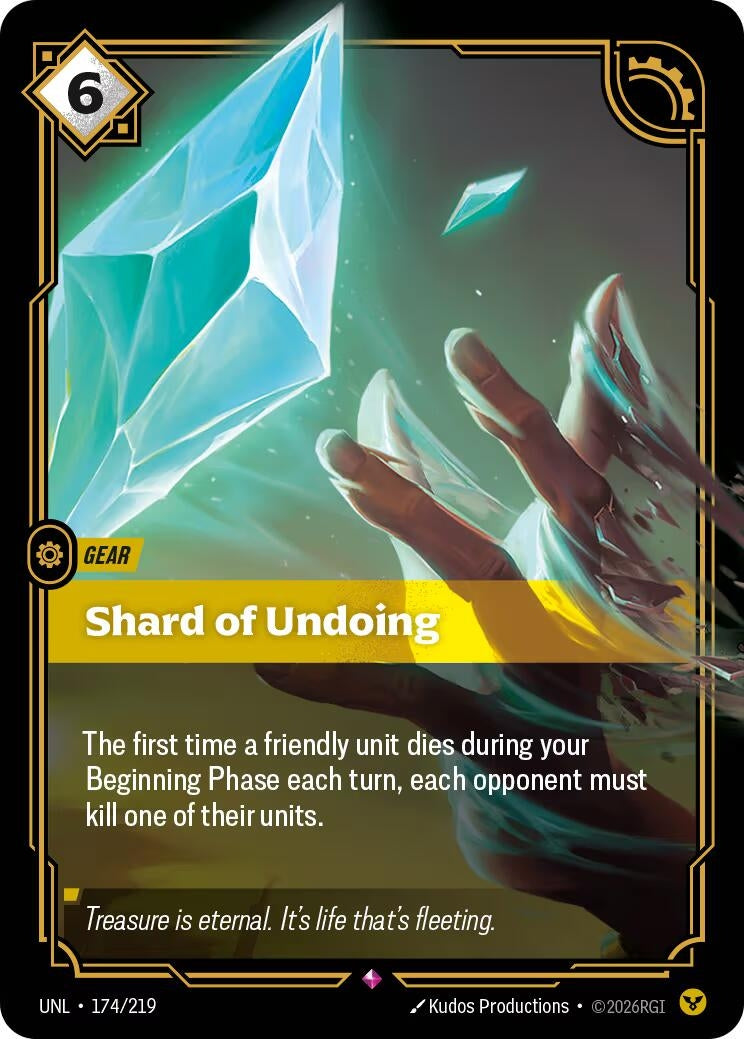 Image for Shard of Undoing - Riftbound: League of Legends Trading Card Game