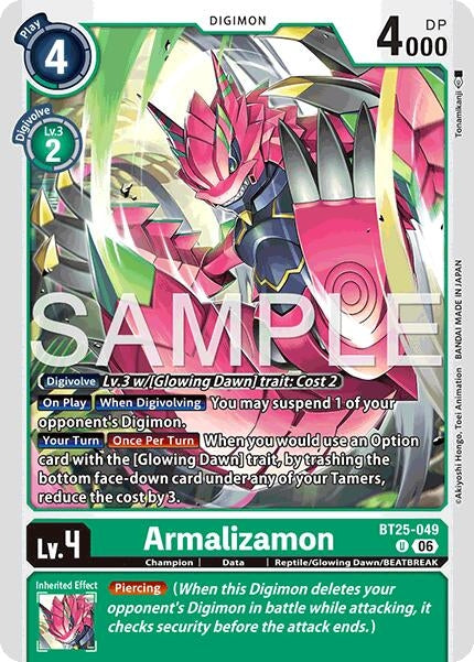 Image for Armalizamon - Digimon Card Game