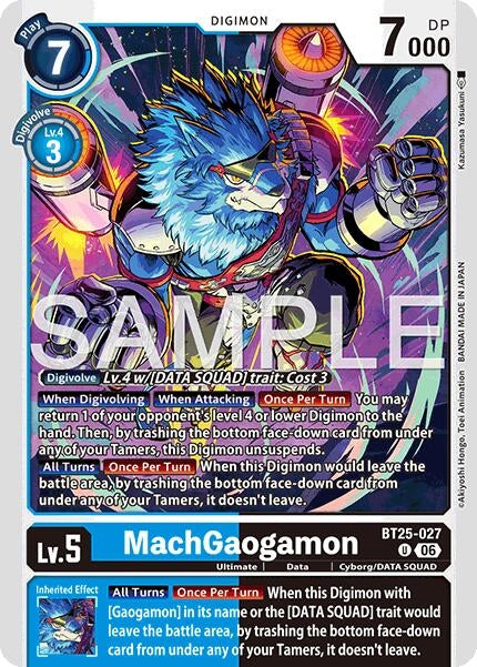 Image for MachGaogamon - Digimon Card Game