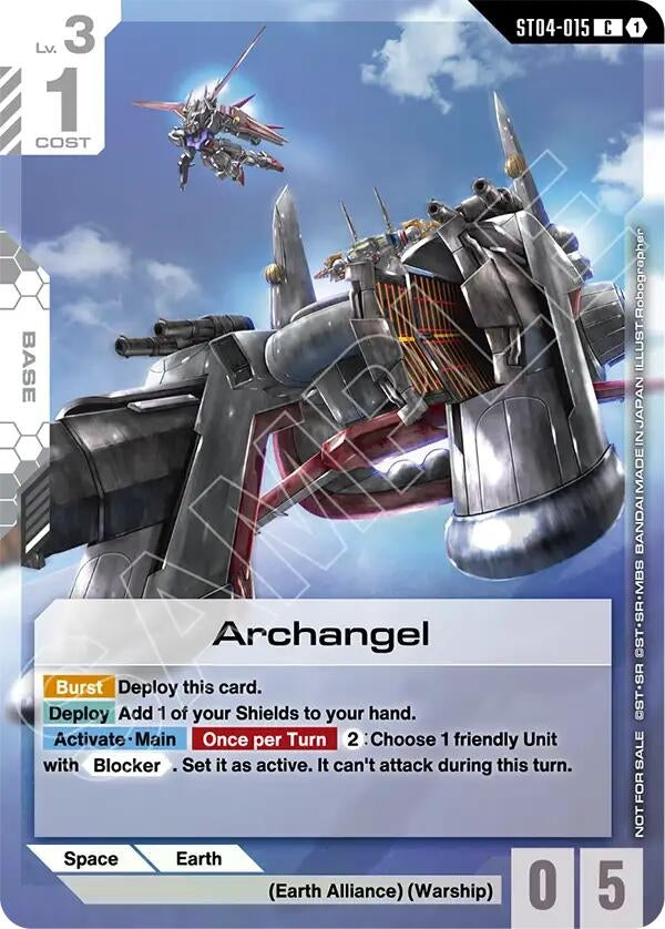 Image for Archangel (Store Tournament Participant Pack 04) - Gundam Card Game