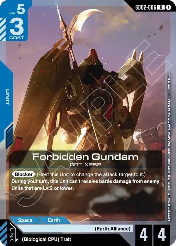 Image for Forbidden Gundam (Store Tournament Participant Pack 04) - Gundam Card Game