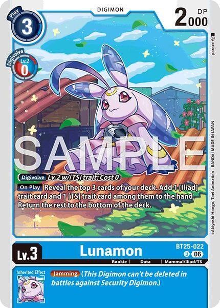 Image for Lunamon - Digimon Card Game
