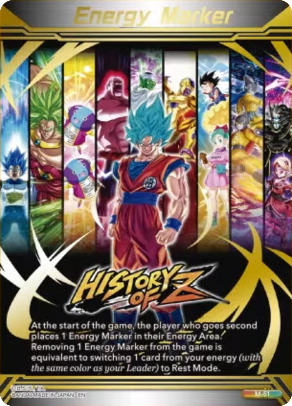 Image for Energy Marker - History of Z (M-51) (Gold-Stamped) - Dragon Ball Super: Masters