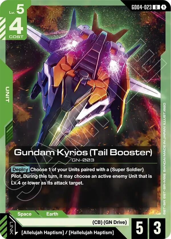 Image for Gundam Kyrios (Tail Booster) - Gundam Card Game