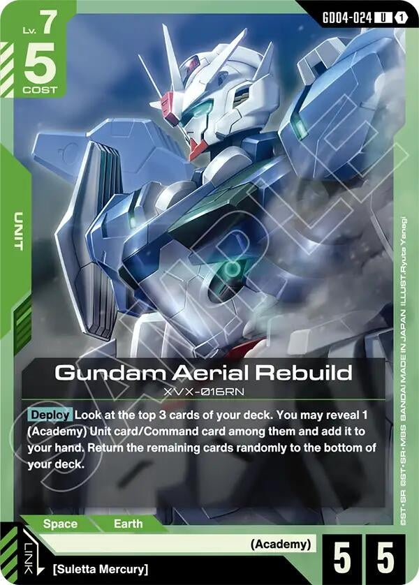 Image for Gundam Aerial Rebuild - Gundam Card Game