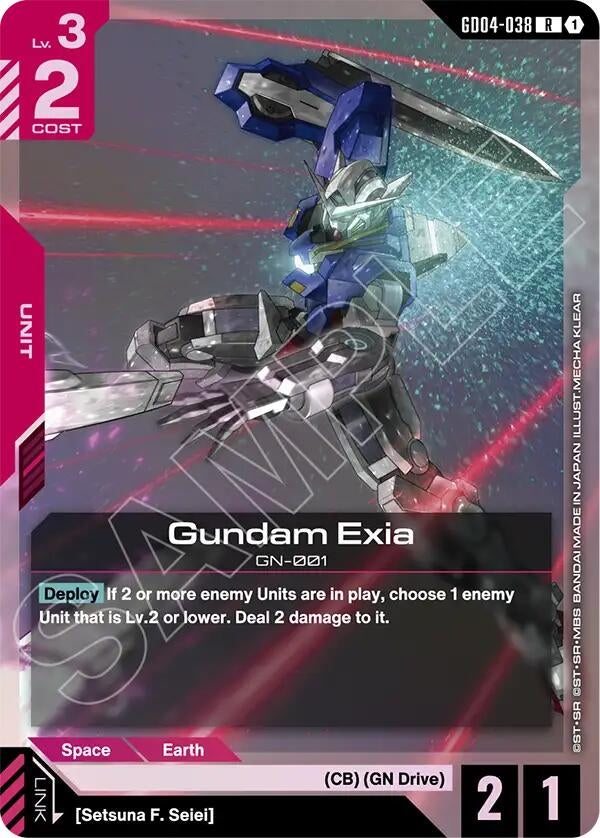 Image for Gundam Exia (GD04-038) - Gundam Card Game