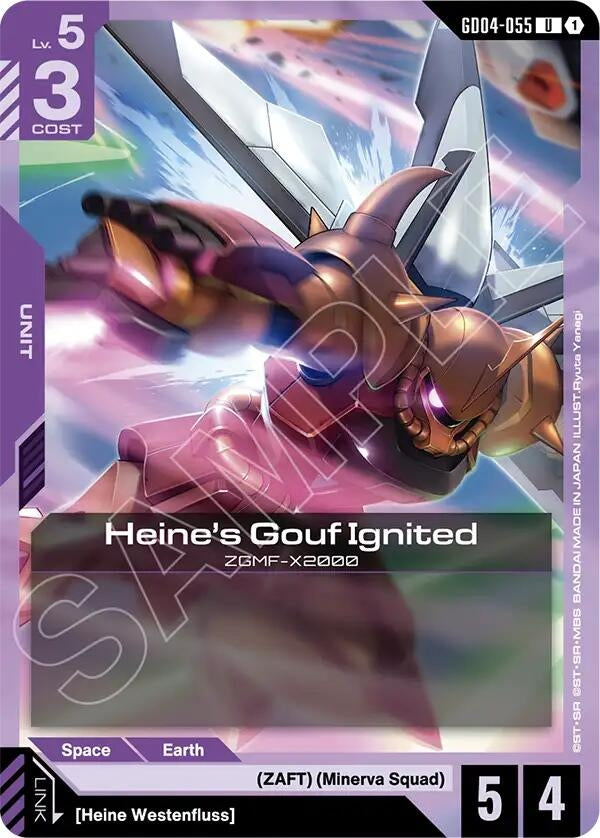 Image for Heine's Gouf Ignited - Gundam Card Game
