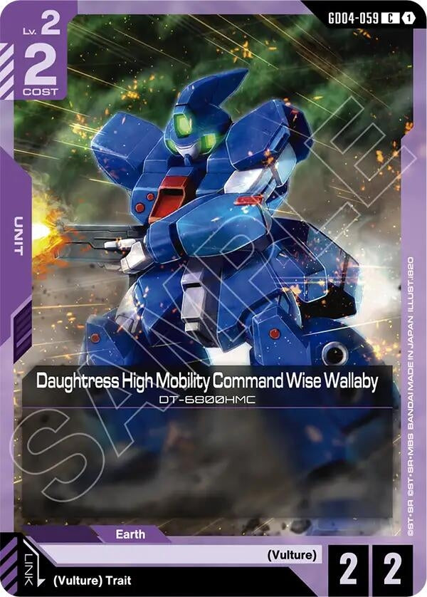 Image for Daughtress High Mobility Command Wise Wallaby - Gundam Card Game